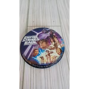 Star Wars Empire Strikes Back Coming to DVD Promotional Pin Approx. 3 Inches